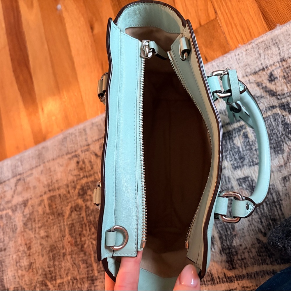 Coach Mint Tanner Tote Bag - Picture 4 of 11